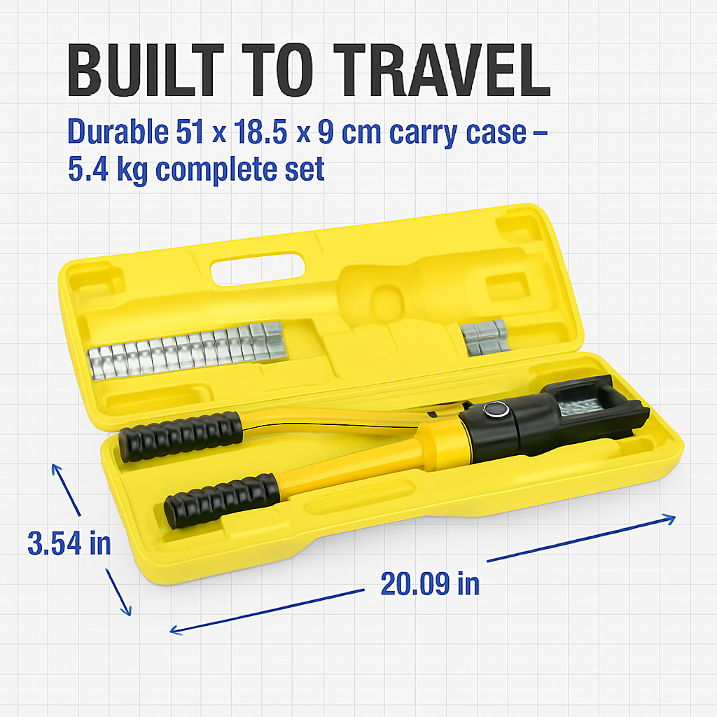 Hydraulic Wire Crimper for Terminals and Cable Lugs