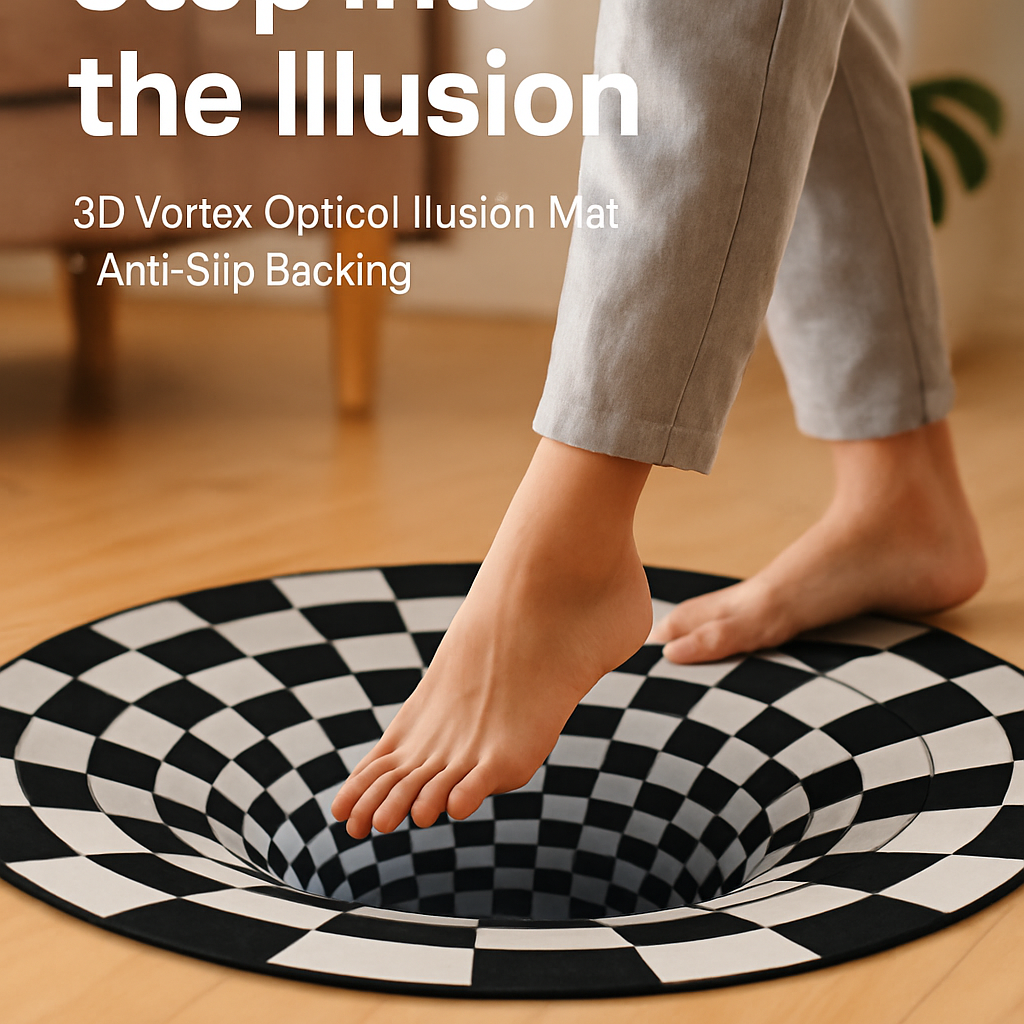 3D Visual Floor Area Mat Illusion Rug Doormat