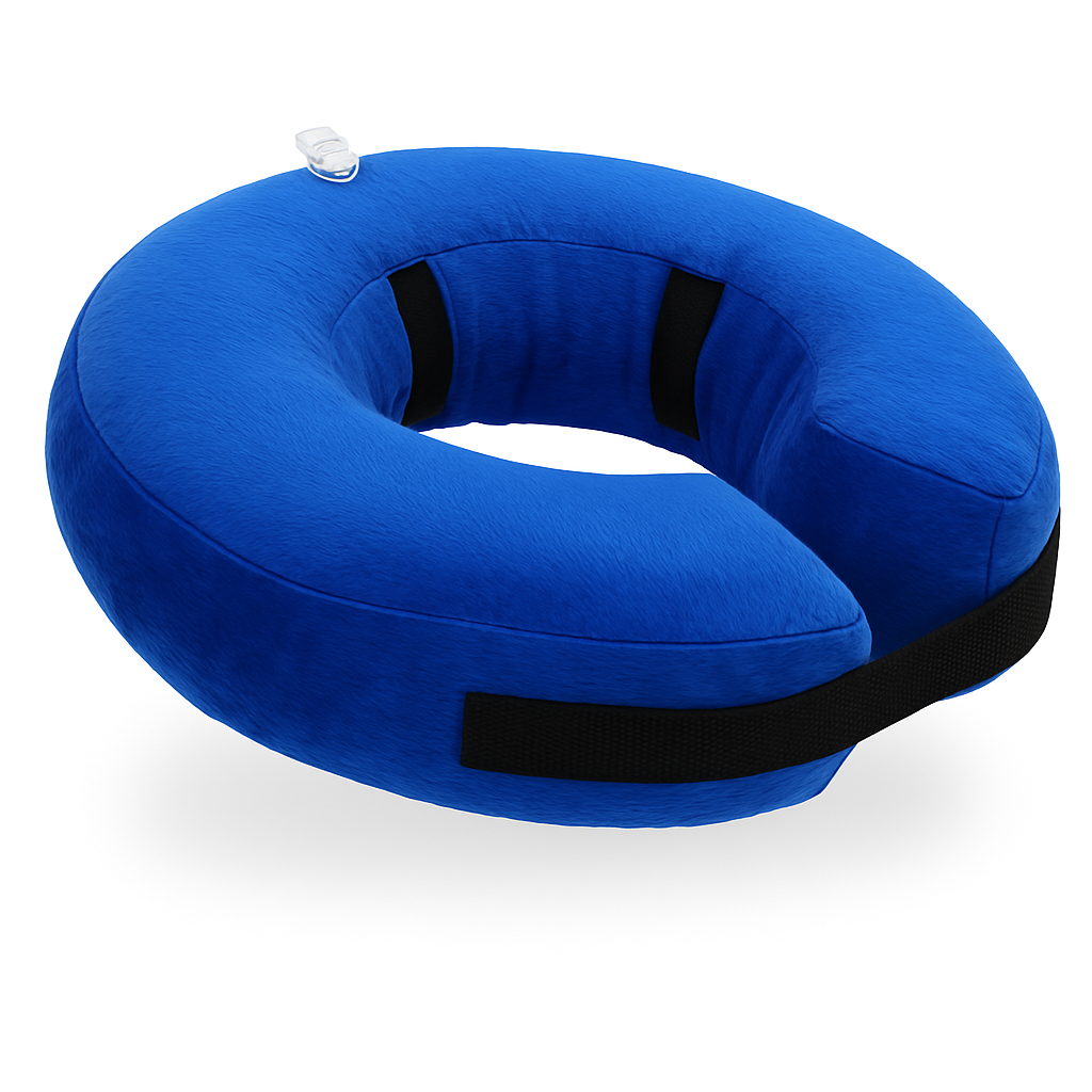 Inflatable Pet Collar for Wounds, Adjustable Comfort