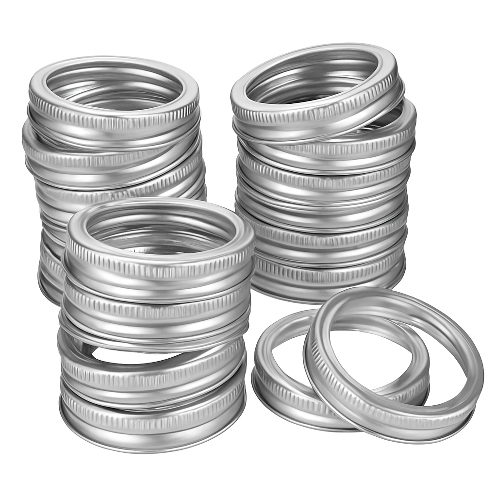 Regular Mouth Canning Jar Metal Rings Replacement Bands