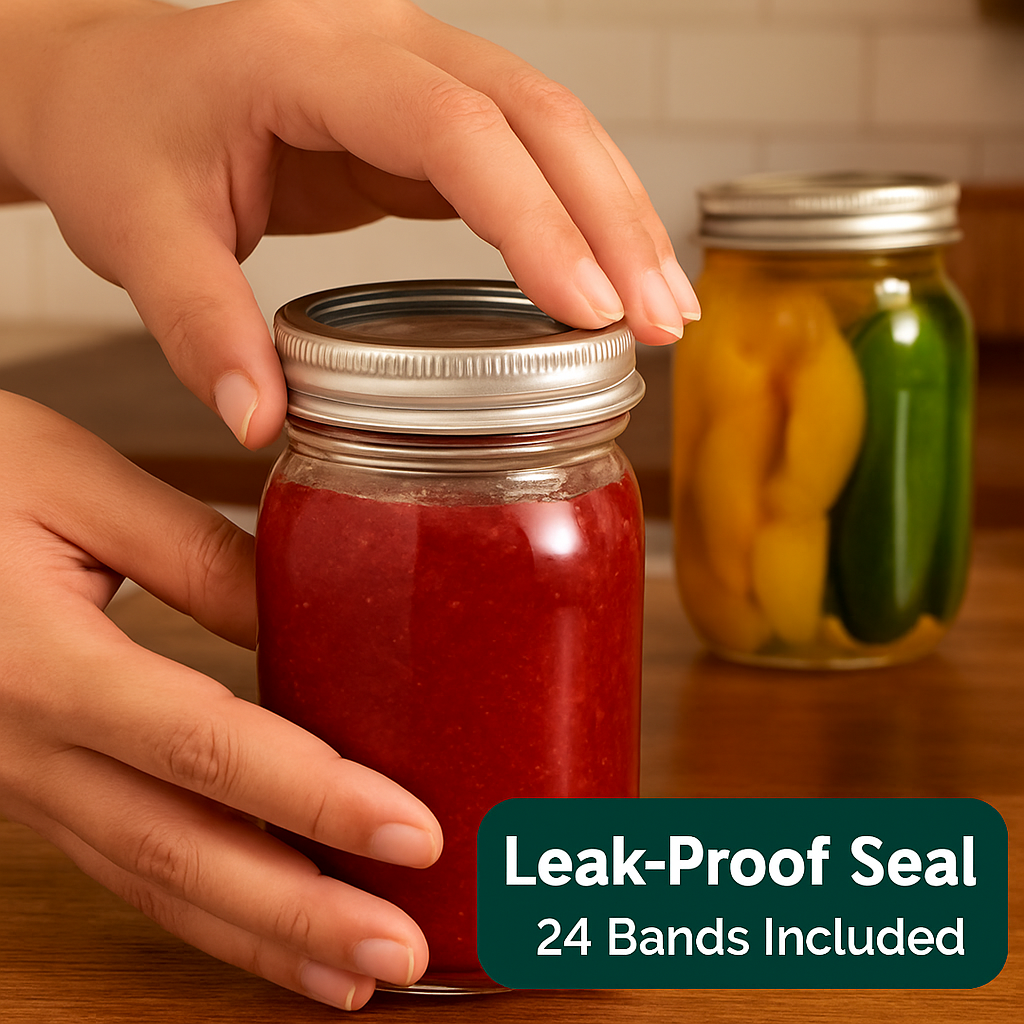 Regular Mouth Canning Jar Metal Rings Replacement Bands