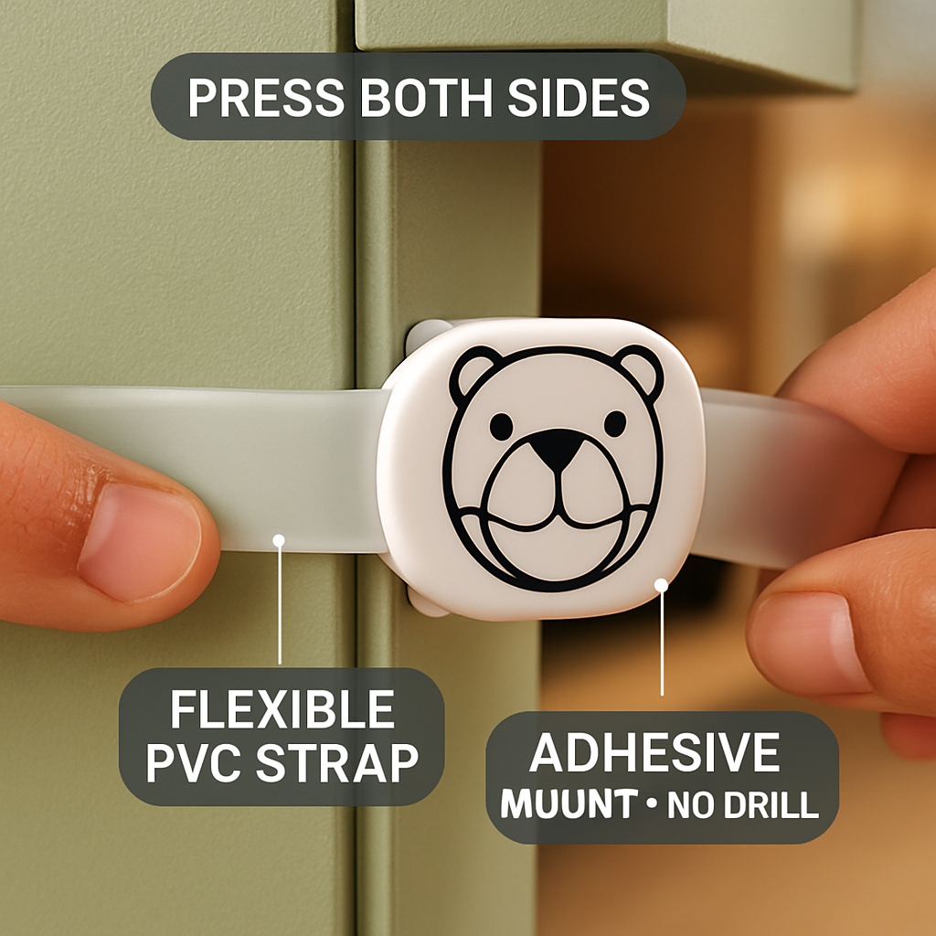 Kids Safety Locks with Corner Protectors