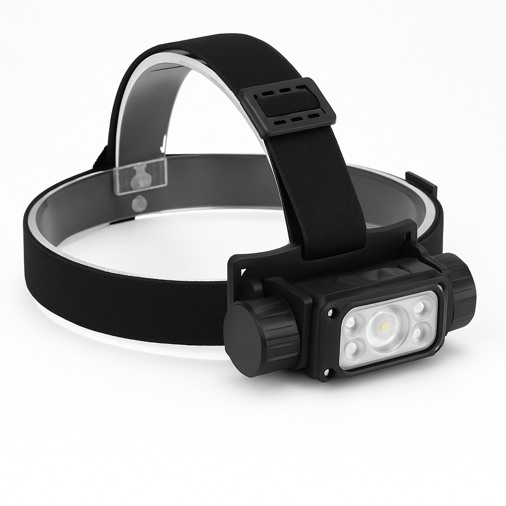 Motion Sensor Headlamp with 9 Lighting Modes