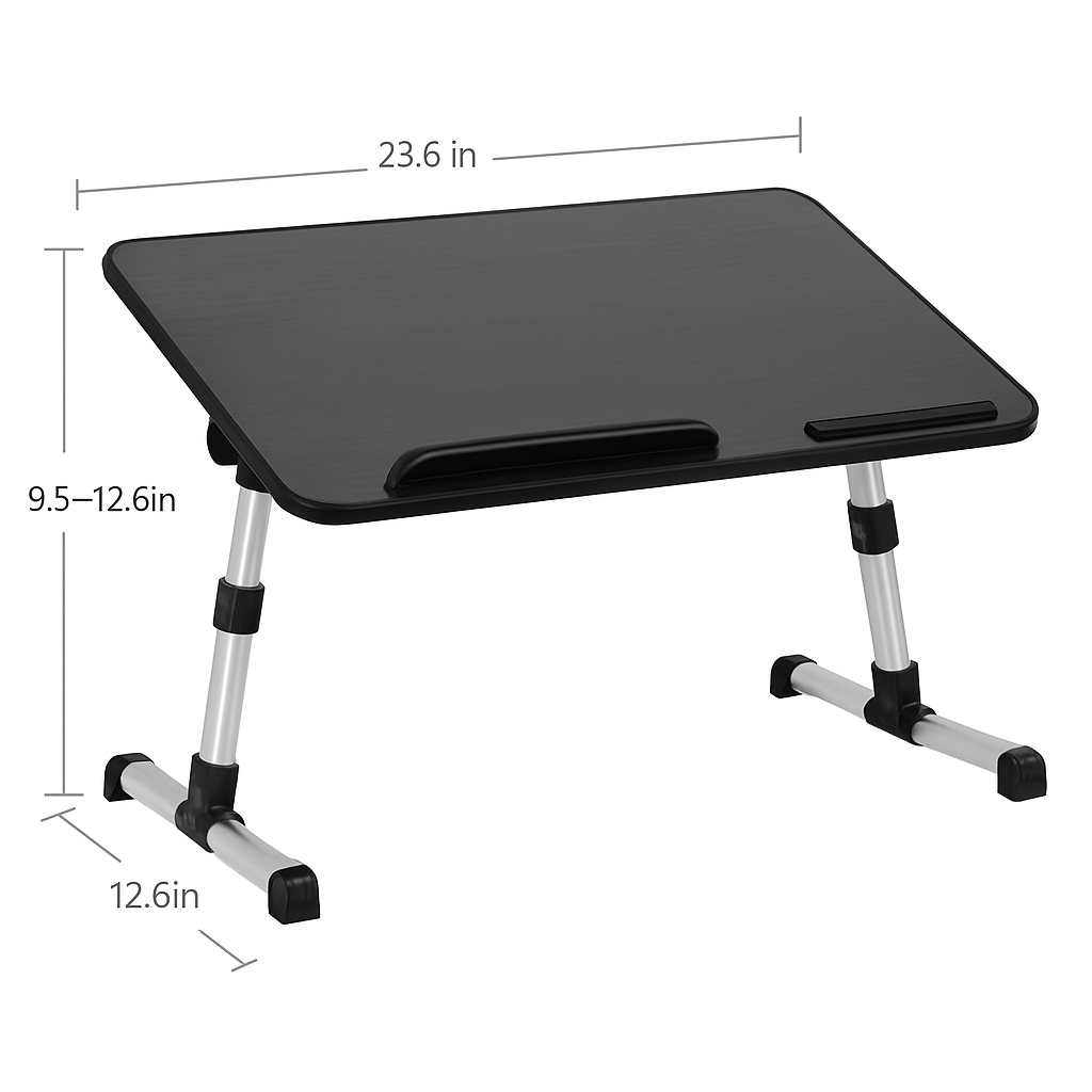 Foldable Laptop Stand for Bed, Sofa & Desk Use