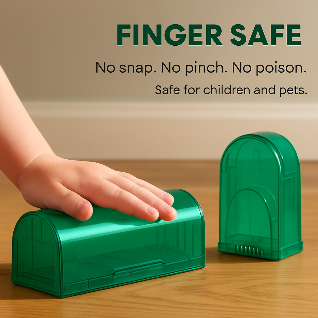 Humane Mouse Trap - Live Catch, Reusable, Safe for Mice