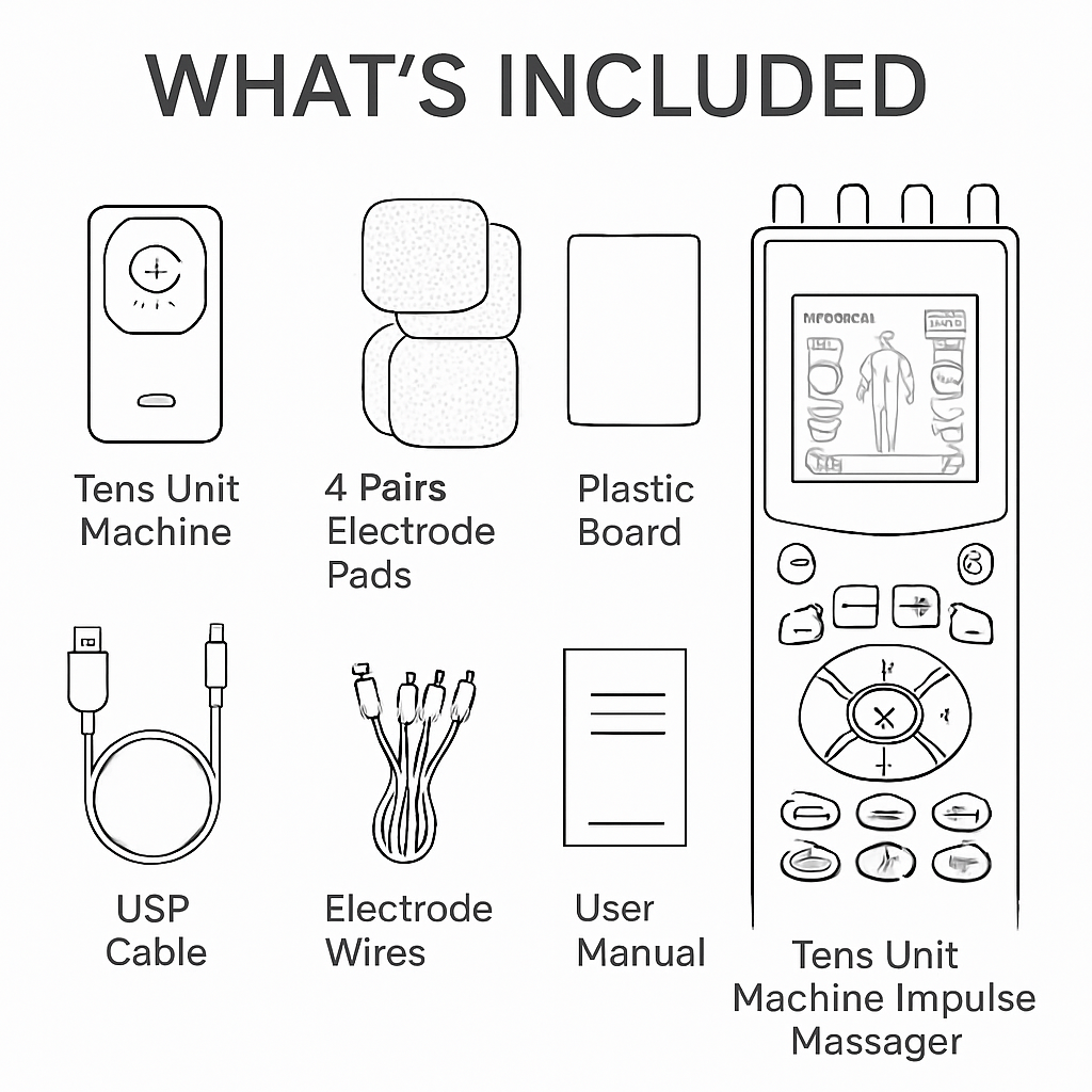 Tens Unit Muscle Stimulator for Pain Relief