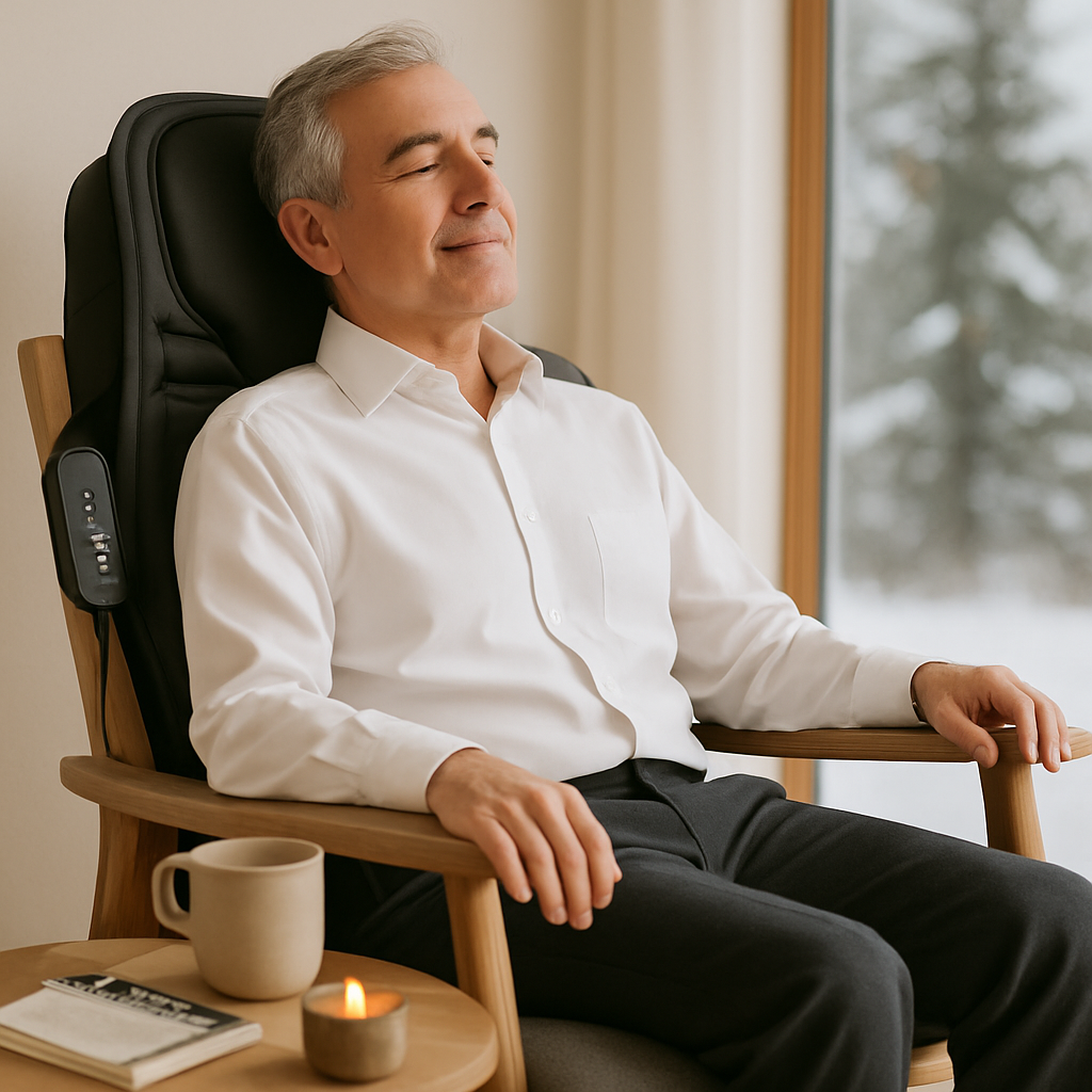 Back Massager Cushion with Heating for Car and Home