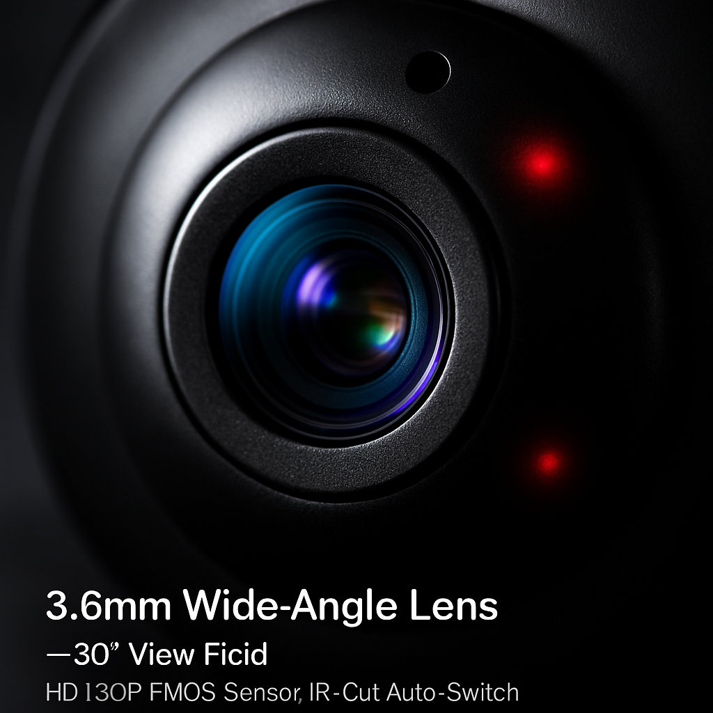 WiFi IP Camera with Motion Alerts and Night Vision