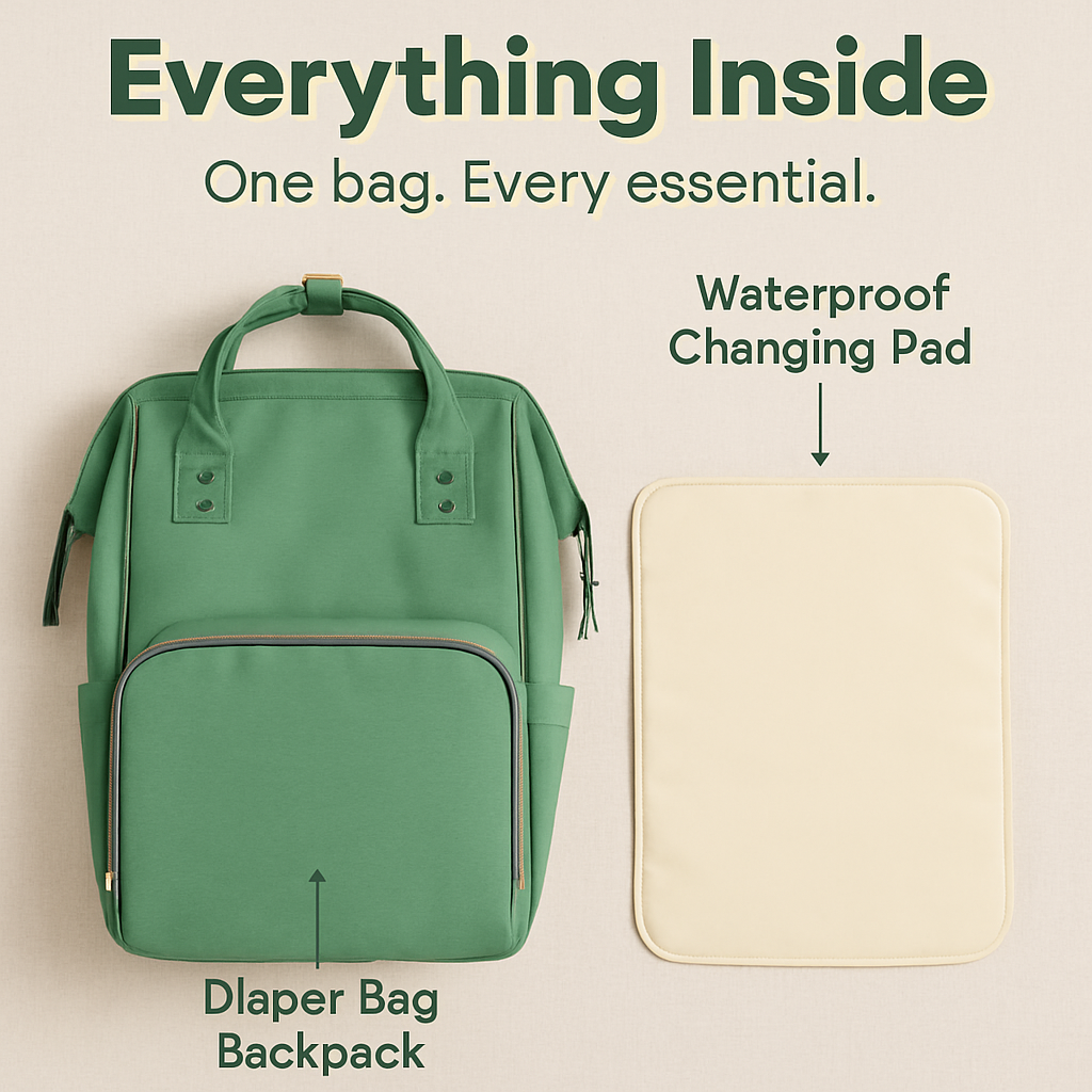 Mummy Diaper Bag Backpack for Travel and Everyday Use