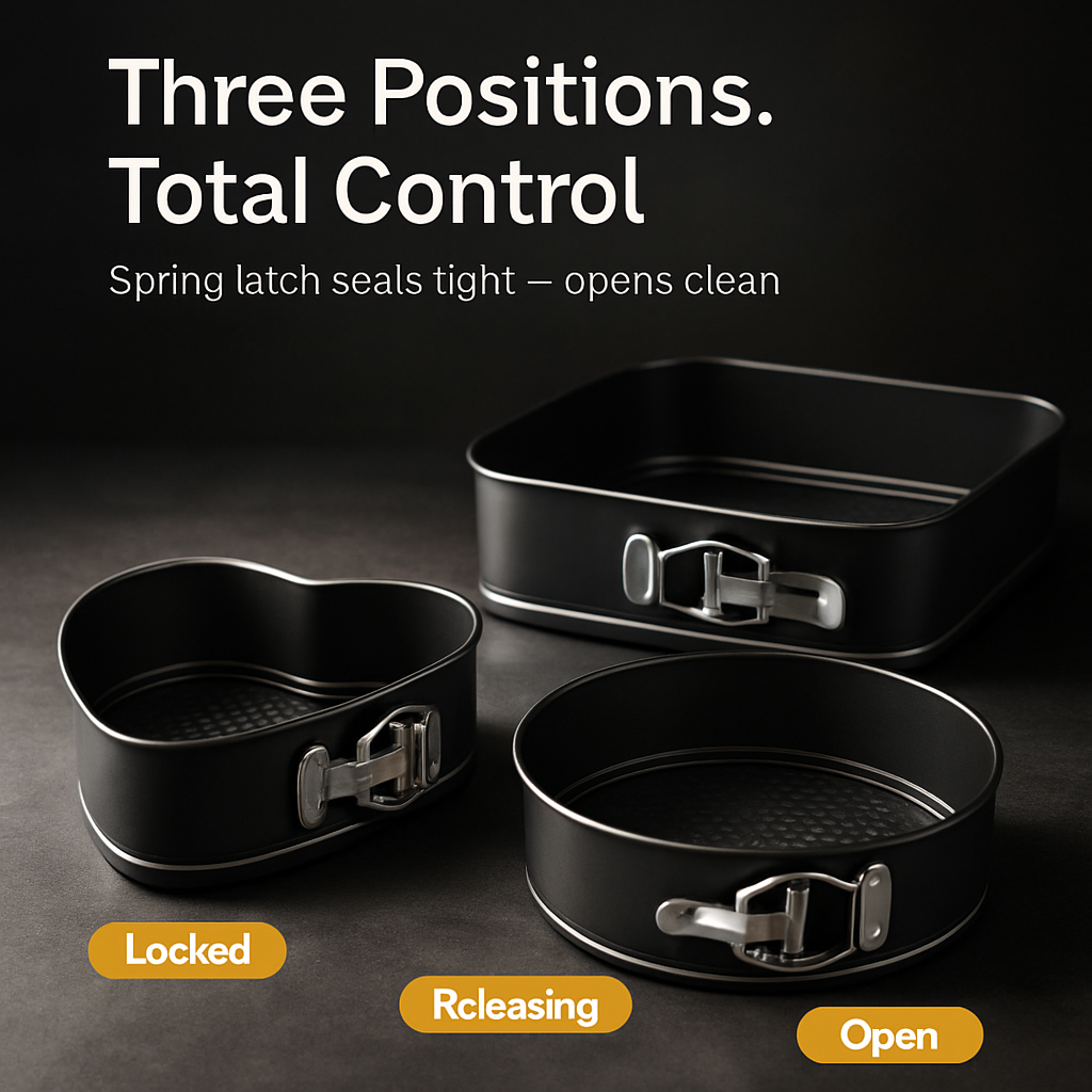 Springform Cake Pan Set for Versatile Baking