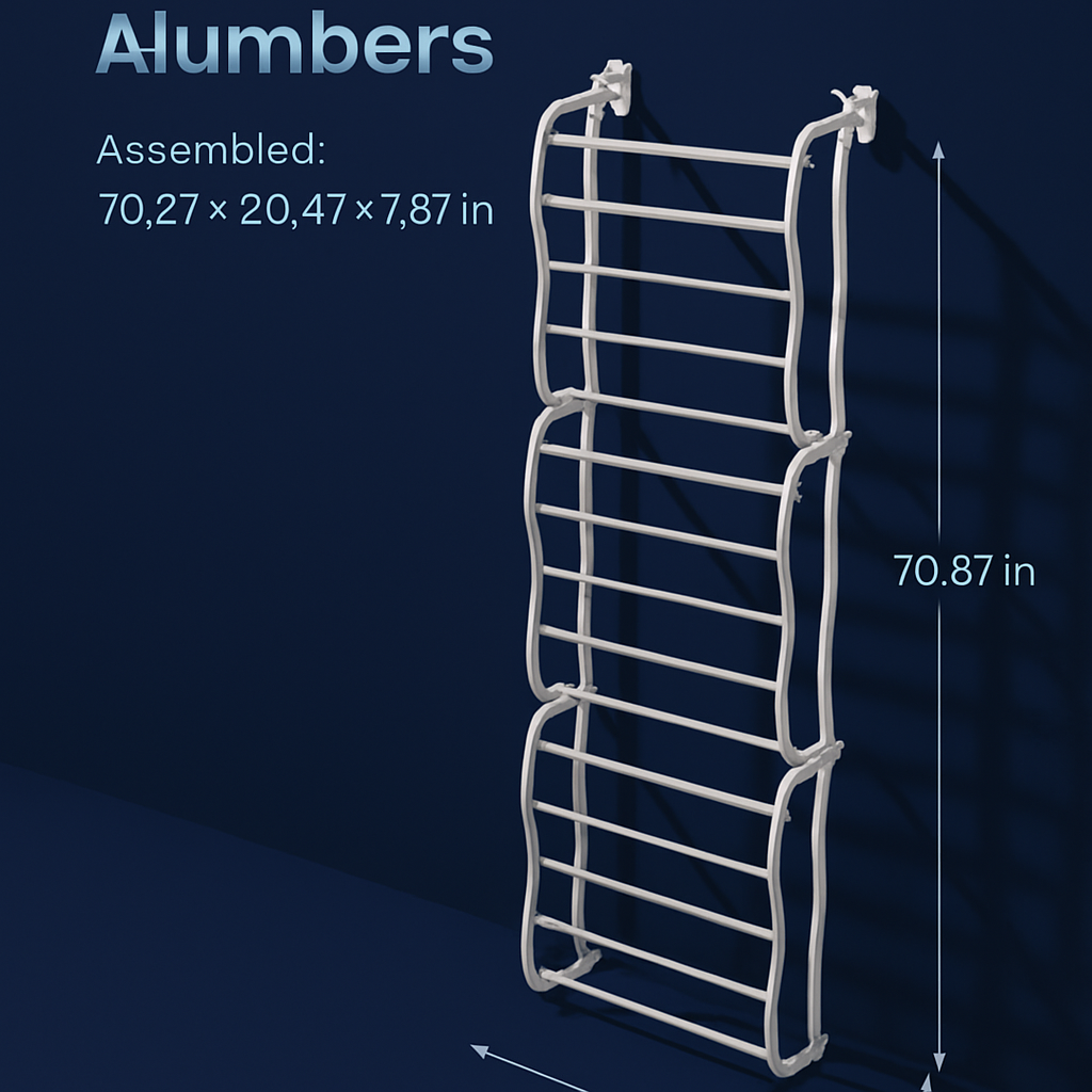 Over-the-Door 12-Shelf Shoe Rack Organizer