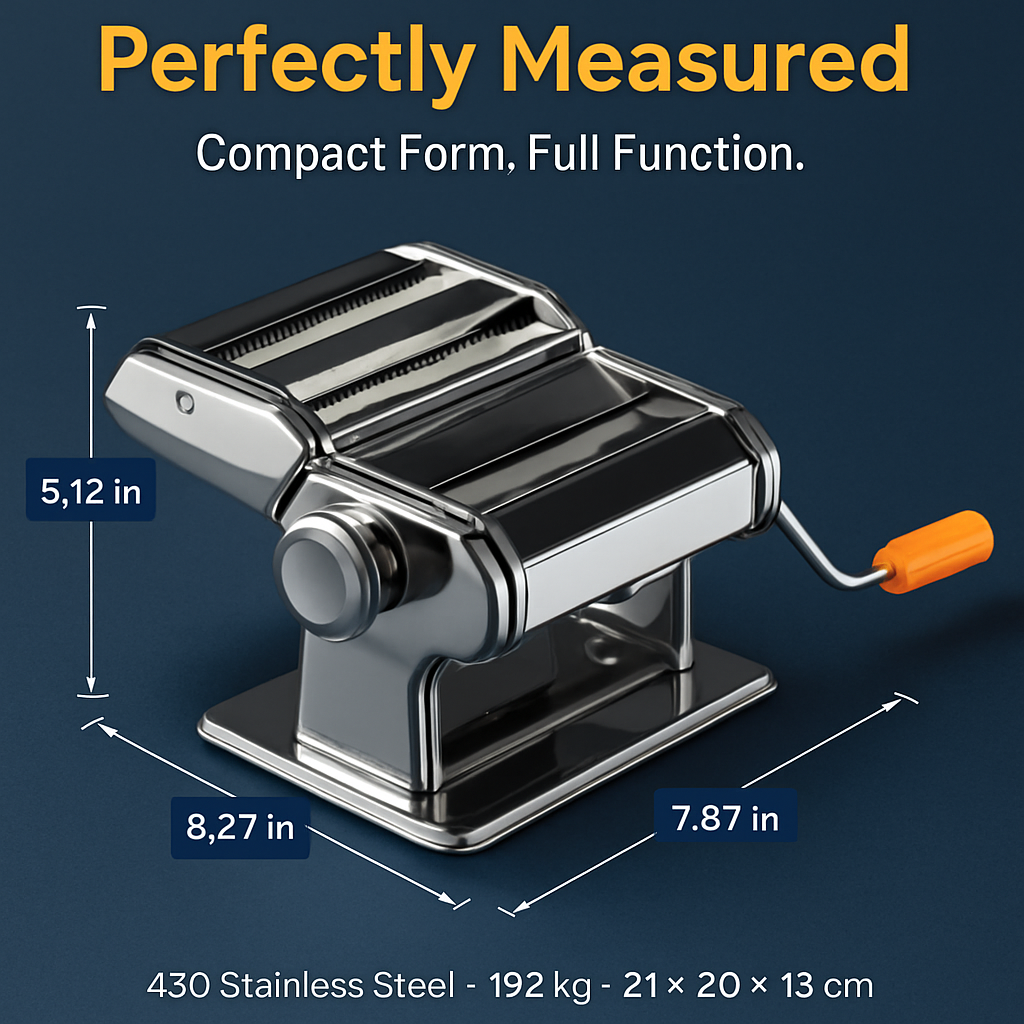 Pasta Maker Roller for Fresh Homemade Pasta