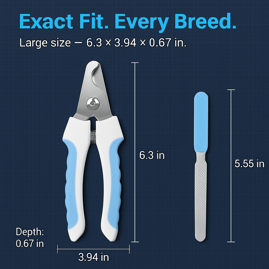 Dog Nail Clippers for Pets - Easy Grooming Tool