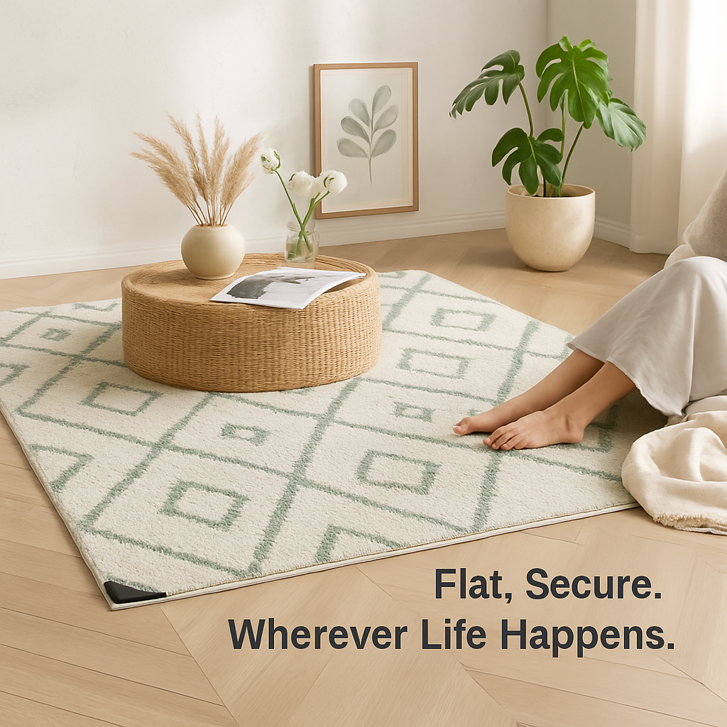 Area Rug Gripper Pad Triangular Non-Slip Corners