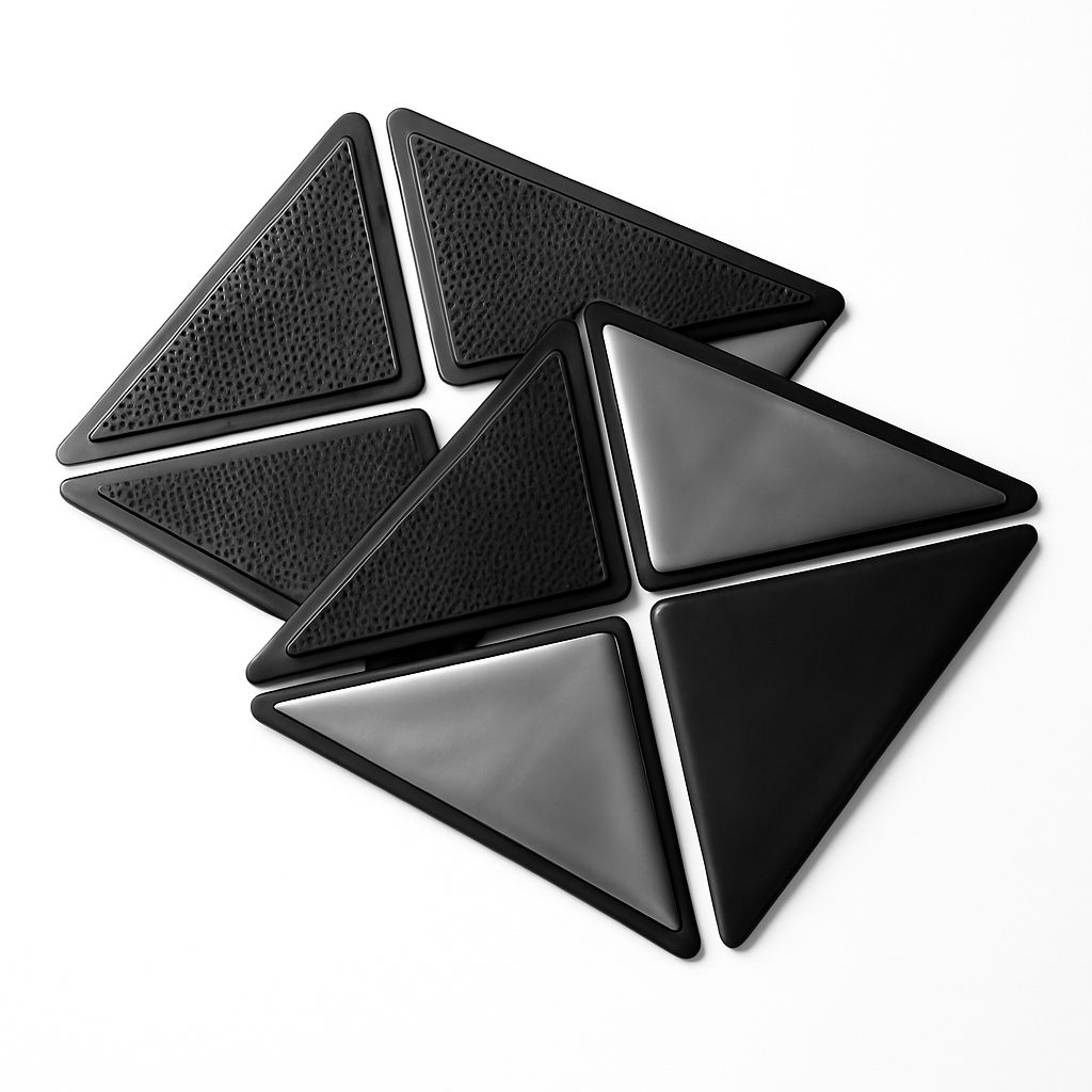 Area Rug Gripper Pad Triangular Non-Slip Corners