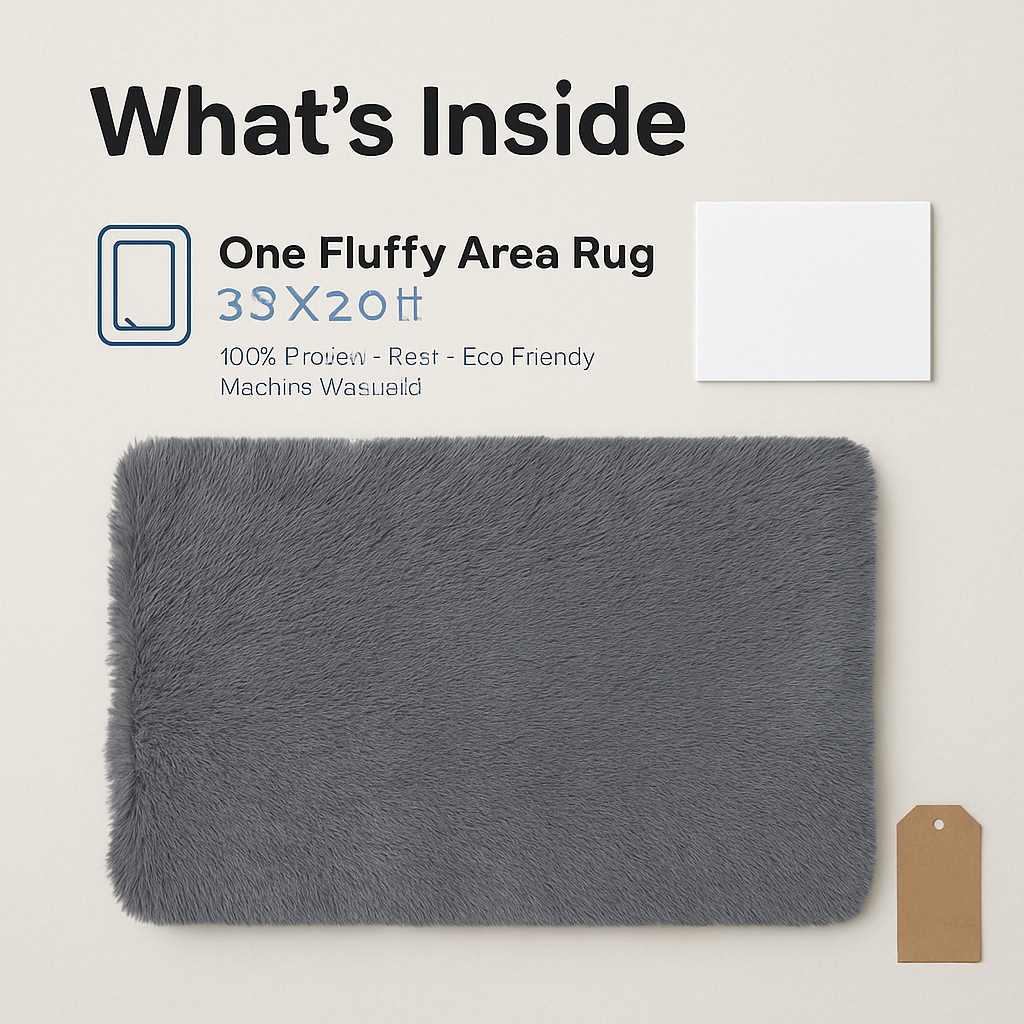 Fluffy Bedroom Rug: Plush Shag for Cozy Floors