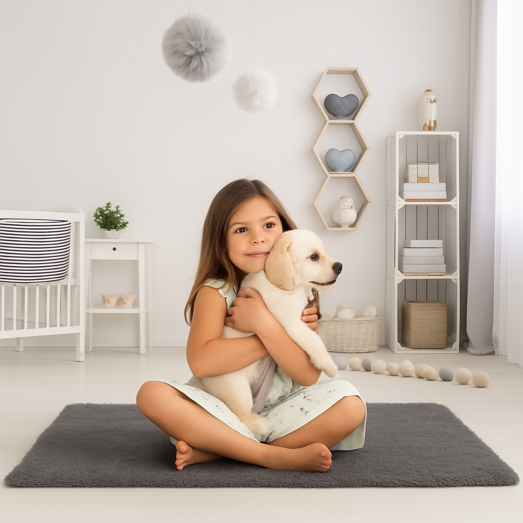 Fluffy Bedroom Rug: Plush Shag for Cozy Floors