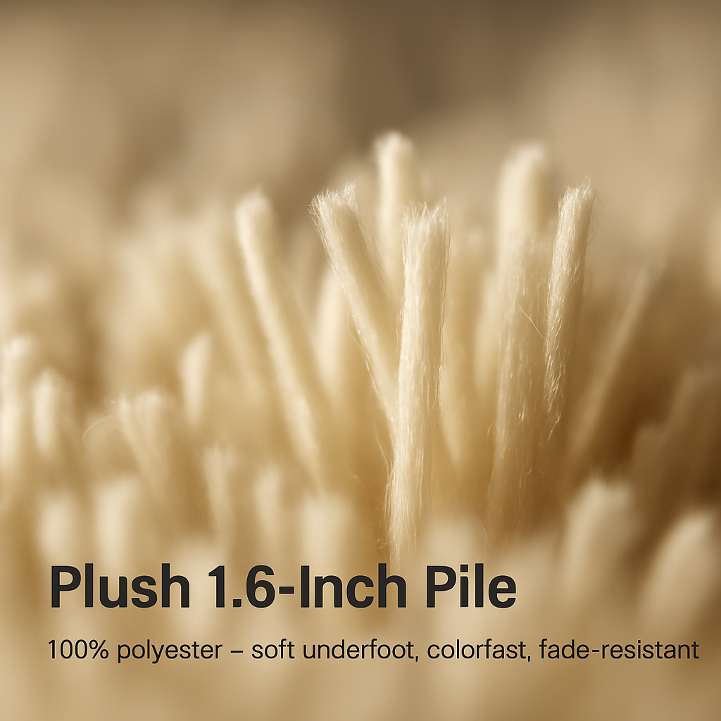 Fluffy Bedroom Rug: Plush Shag for Cozy Floors