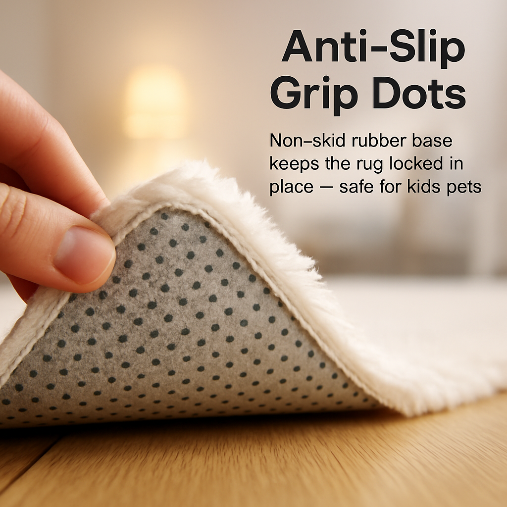 Fluffy Bedroom Rug: Plush Shag for Cozy Floors