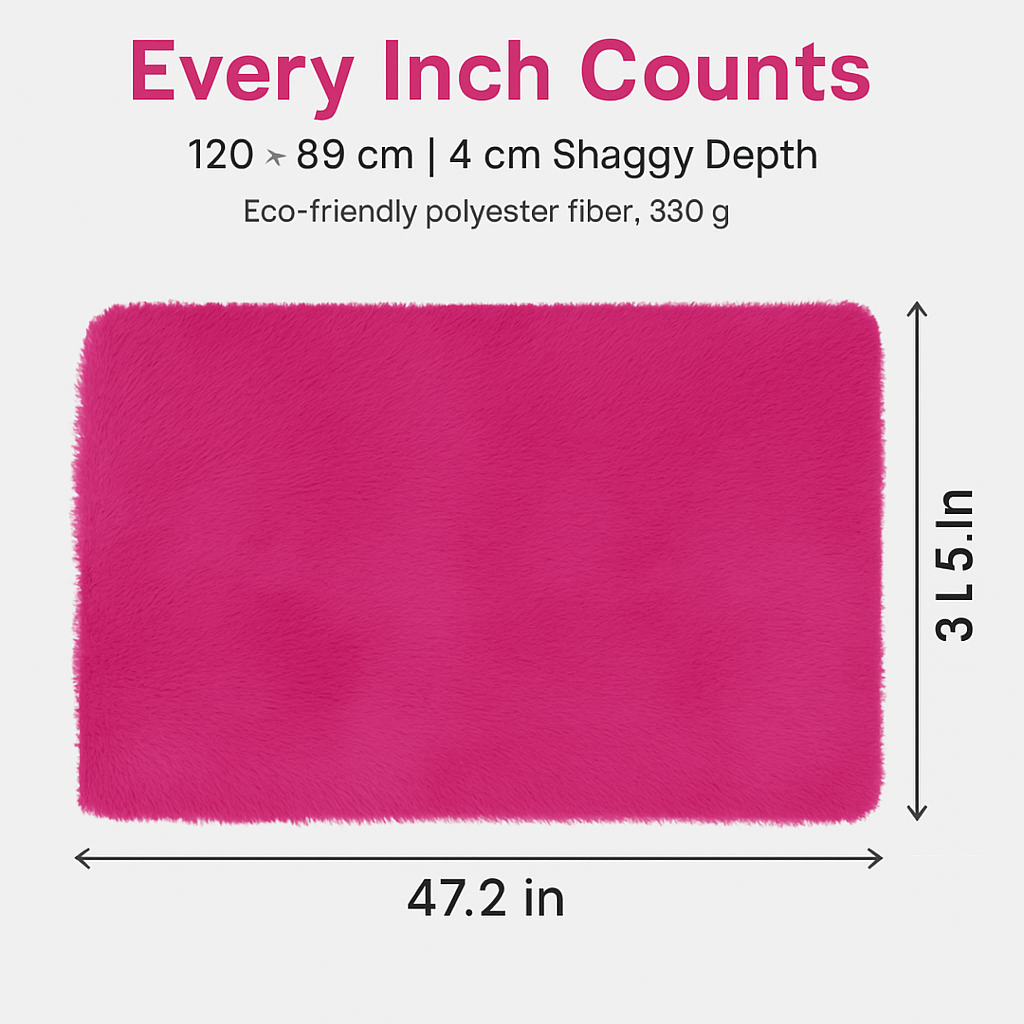 Fluffy Bedroom Rug: Plush Shag for Cozy Floors