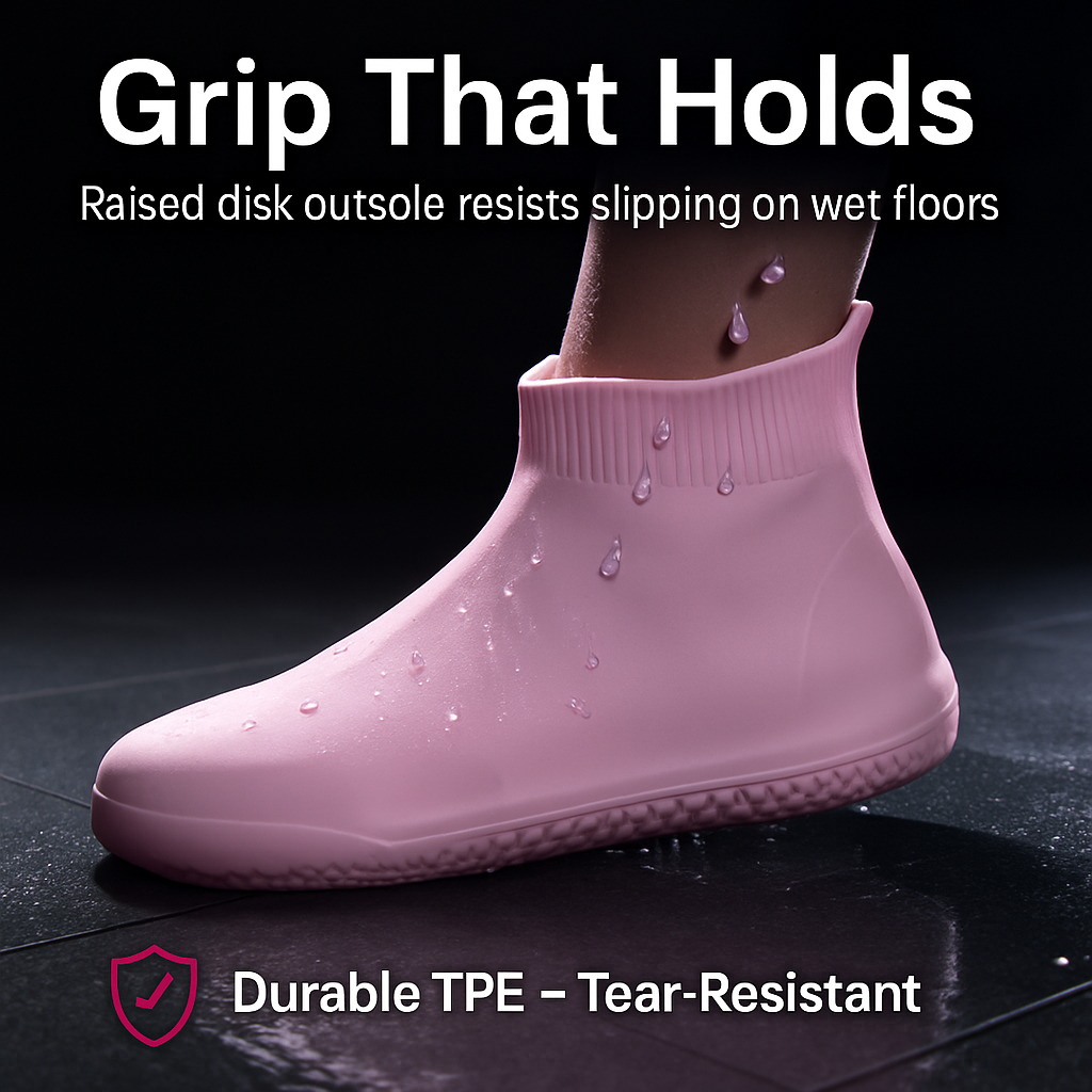 Waterproof Shoe Covers for Rain - Non-Slip Protectors