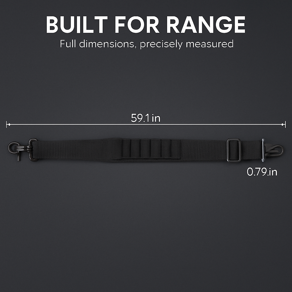 Tactical Shotgun Sling - Adjustable Shoulder Strap
