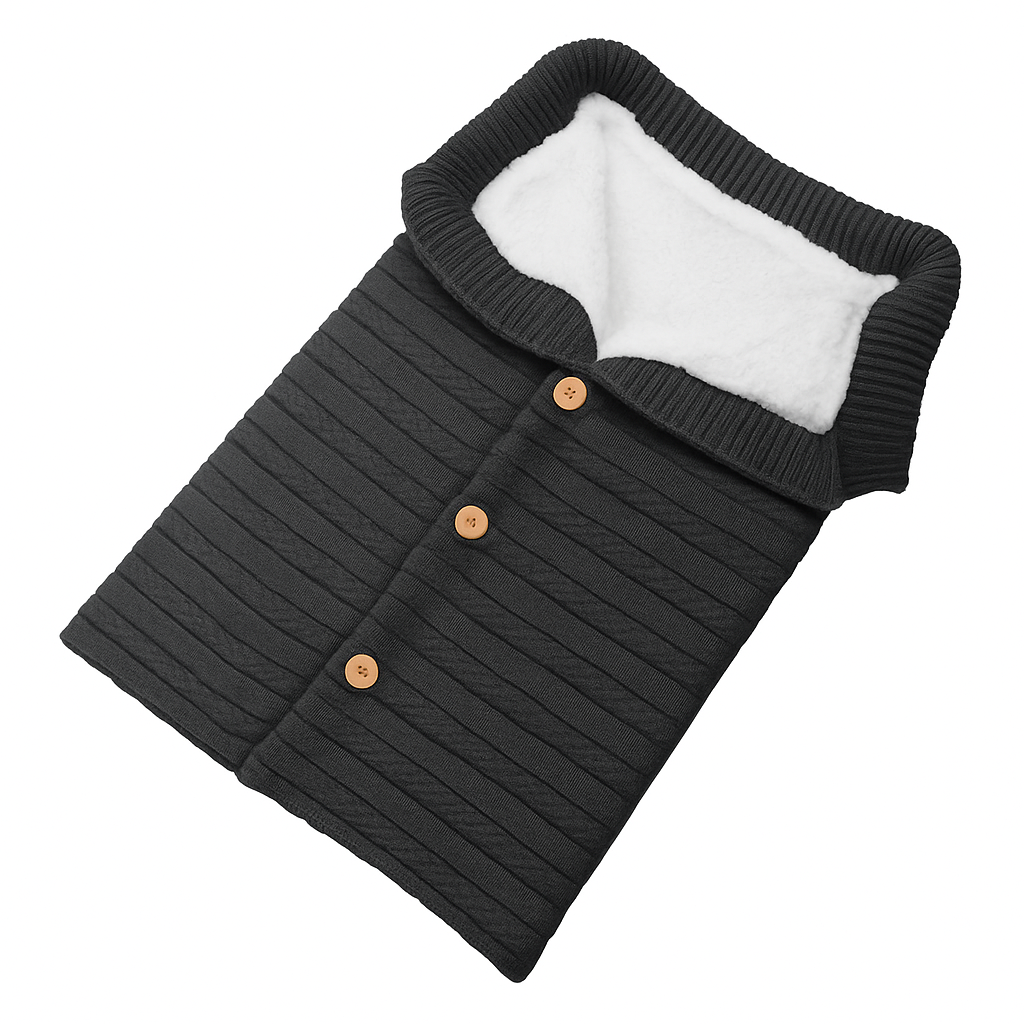 Baby Knit Swaddle Blanket for Newborns - Cozy Fleece Wraps