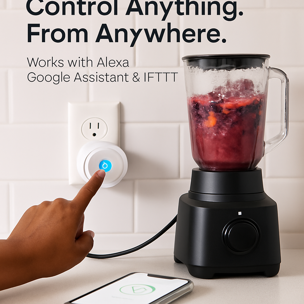 WiFi Smart Plug Outlet with Remote Control