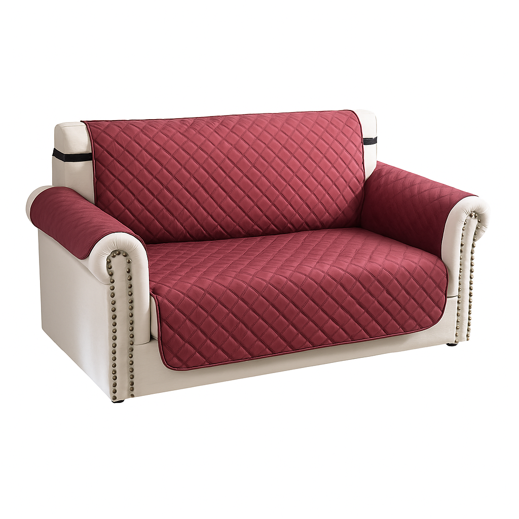 Reversible Sofa Cover for Chair, Loveseat, Sofa