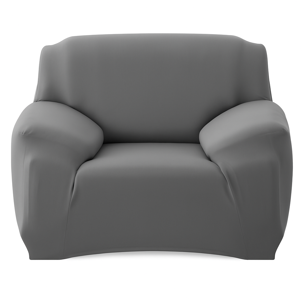 Printed Stretch Sofa Cover for 1-Seater - Slim Fit