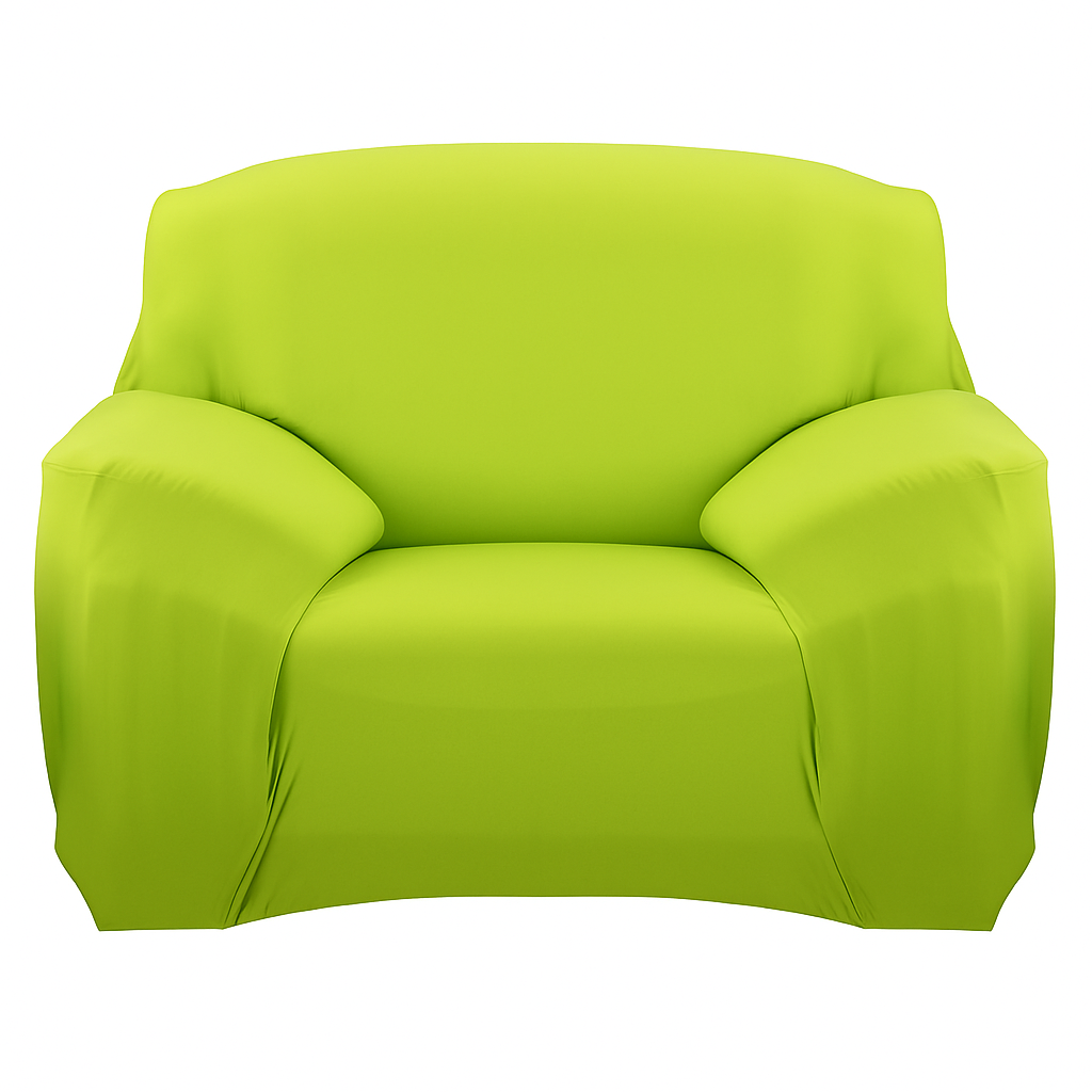 Printed Stretch Sofa Cover for 1-Seater - Slim Fit