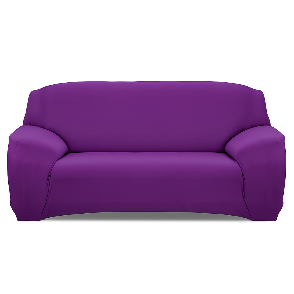 Printed Stretch Sofa Cover for 1-Seater - Slim Fit