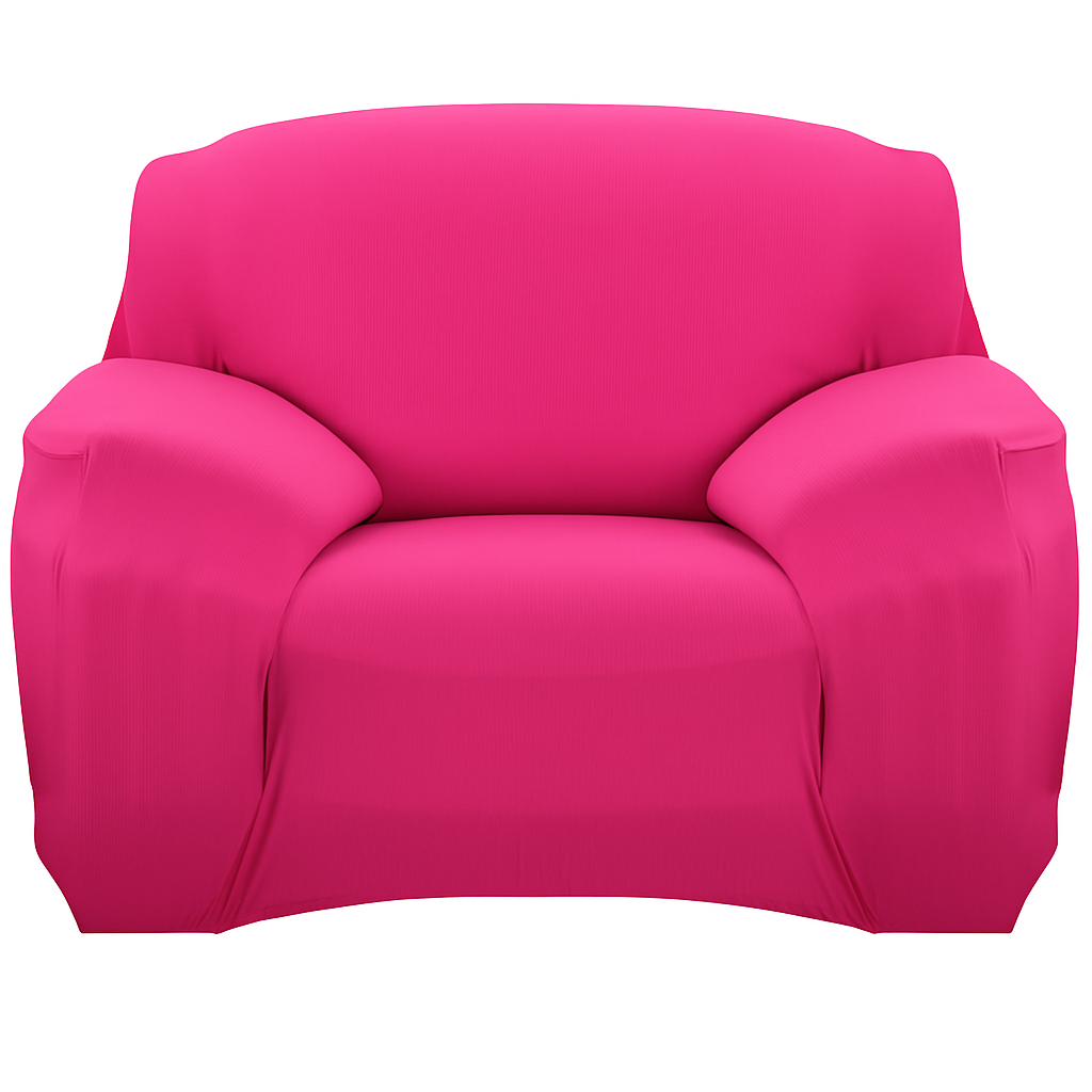 Printed Stretch Sofa Cover for 1-Seater - Slim Fit