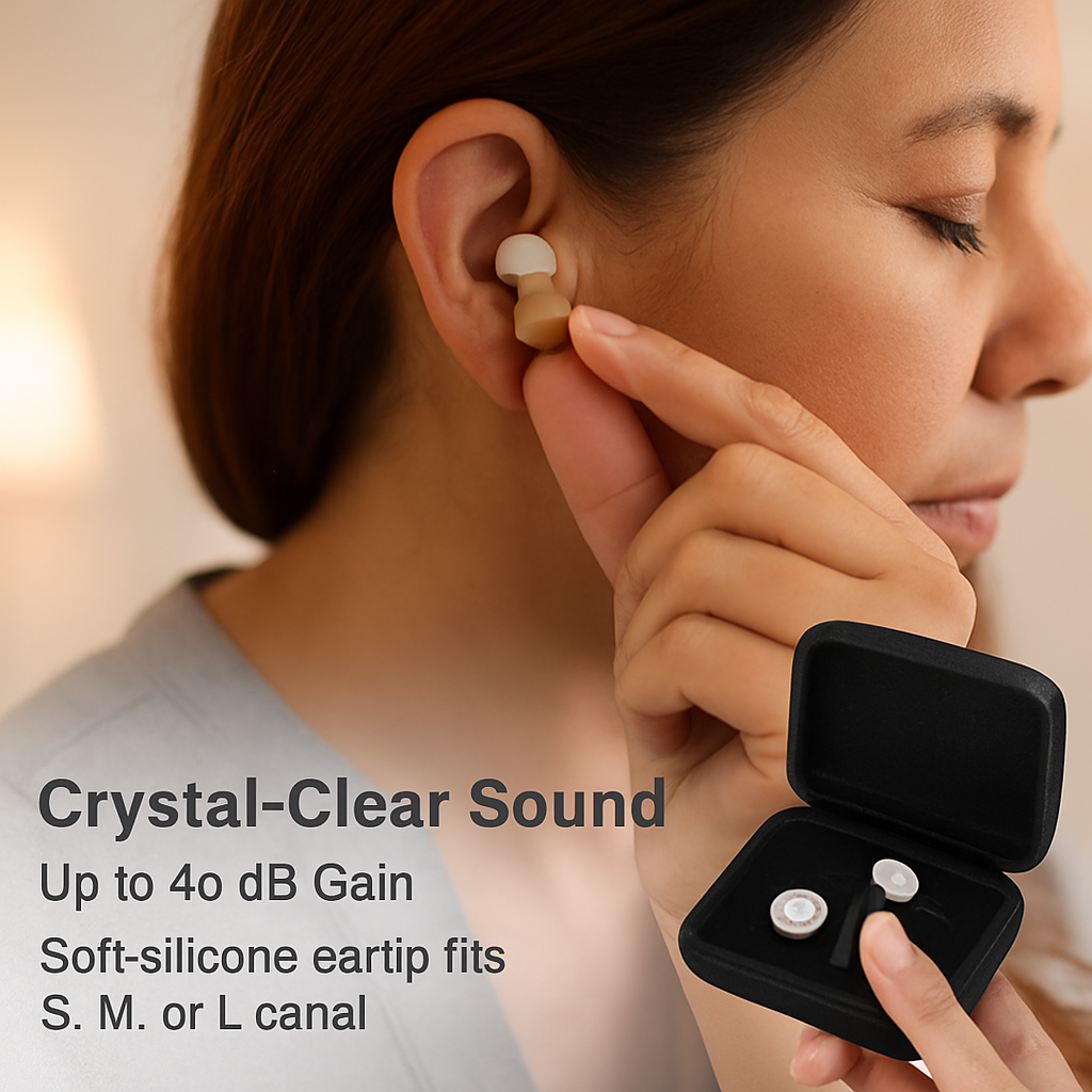 In-Ear Hearing Aids with Adjustable Volume