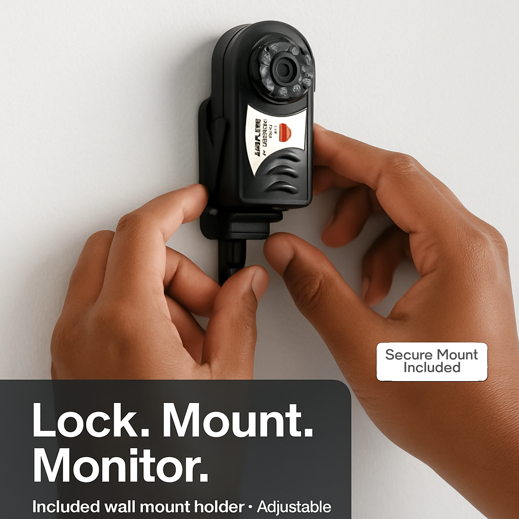 Mini WiFi Camera for Discreet Home Surveillance