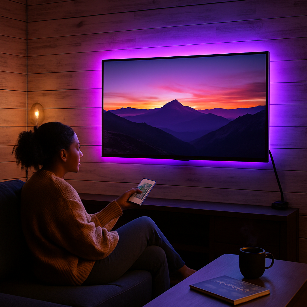 TV LED Backlight Strip RGB USB Monitor Lighting
