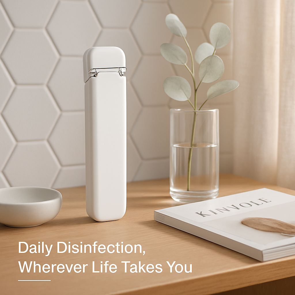Foldable UV Sanitizer Wand for Surfaces in Home