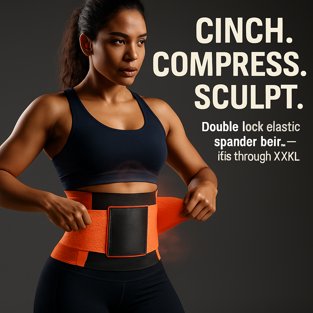 U-Shaped Slimming Waist Belt for Targeted Core Support