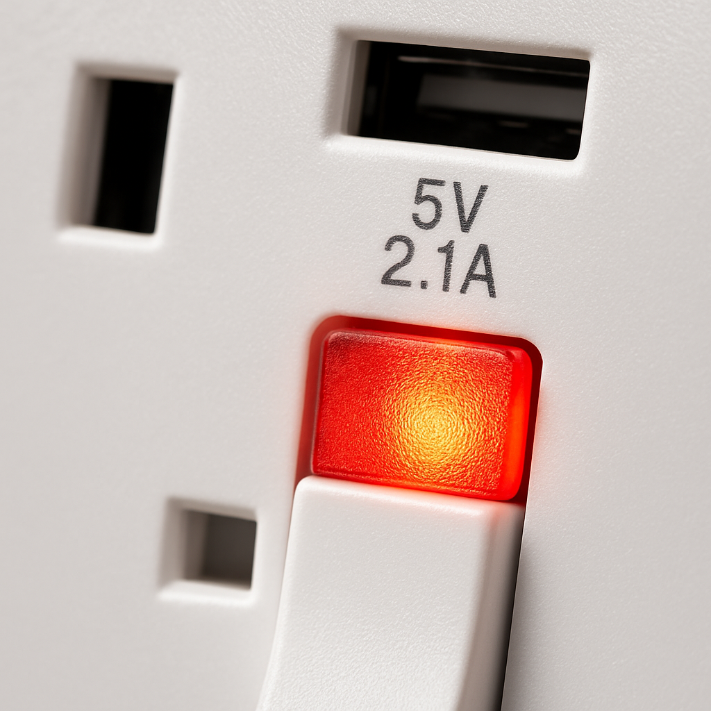 Wall Outlet Charger for UK Power Socket - Multi-Port