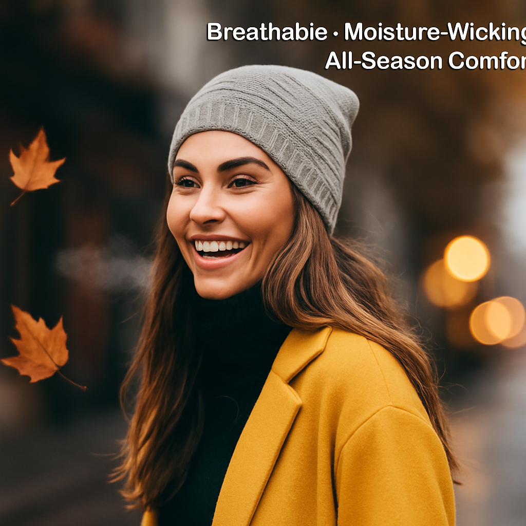 Knit Beanie Hat for Winter: Soft, Slouchy Comfort