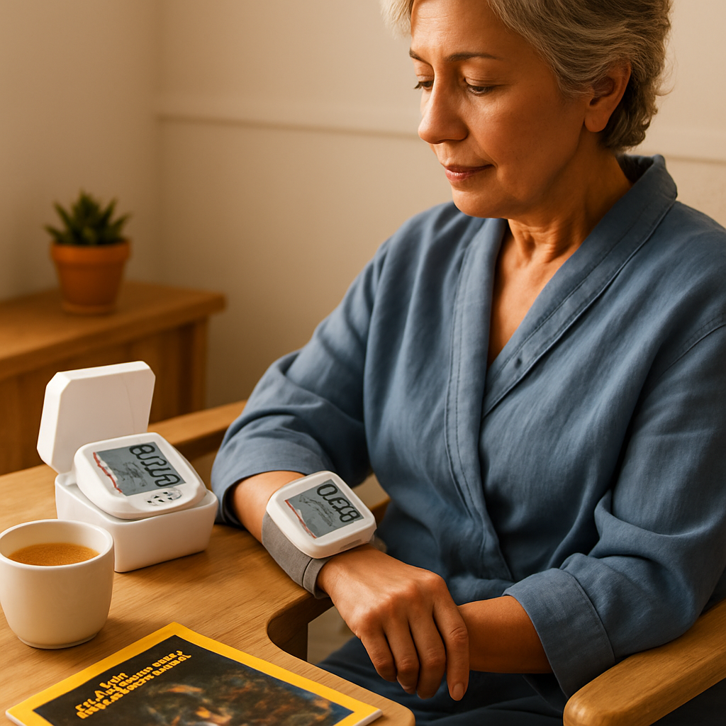 Wrist Blood Pressure Monitor with Large LCD Display