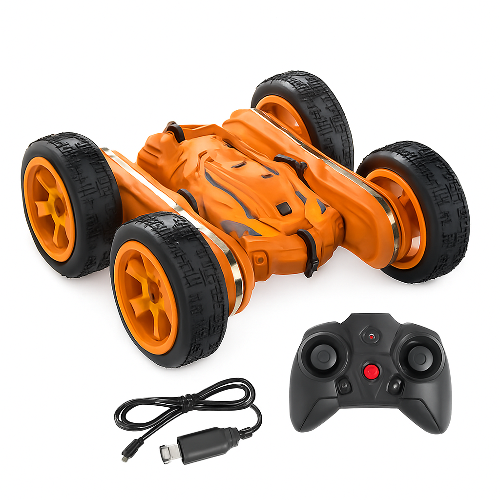 RC Stunt Car with Remote Control and Dual-Sided Driving