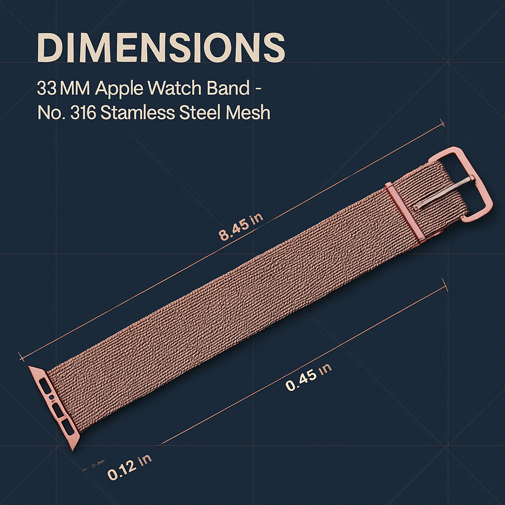 Stainless Steel Classic Buckle Band for Everyday Wear
