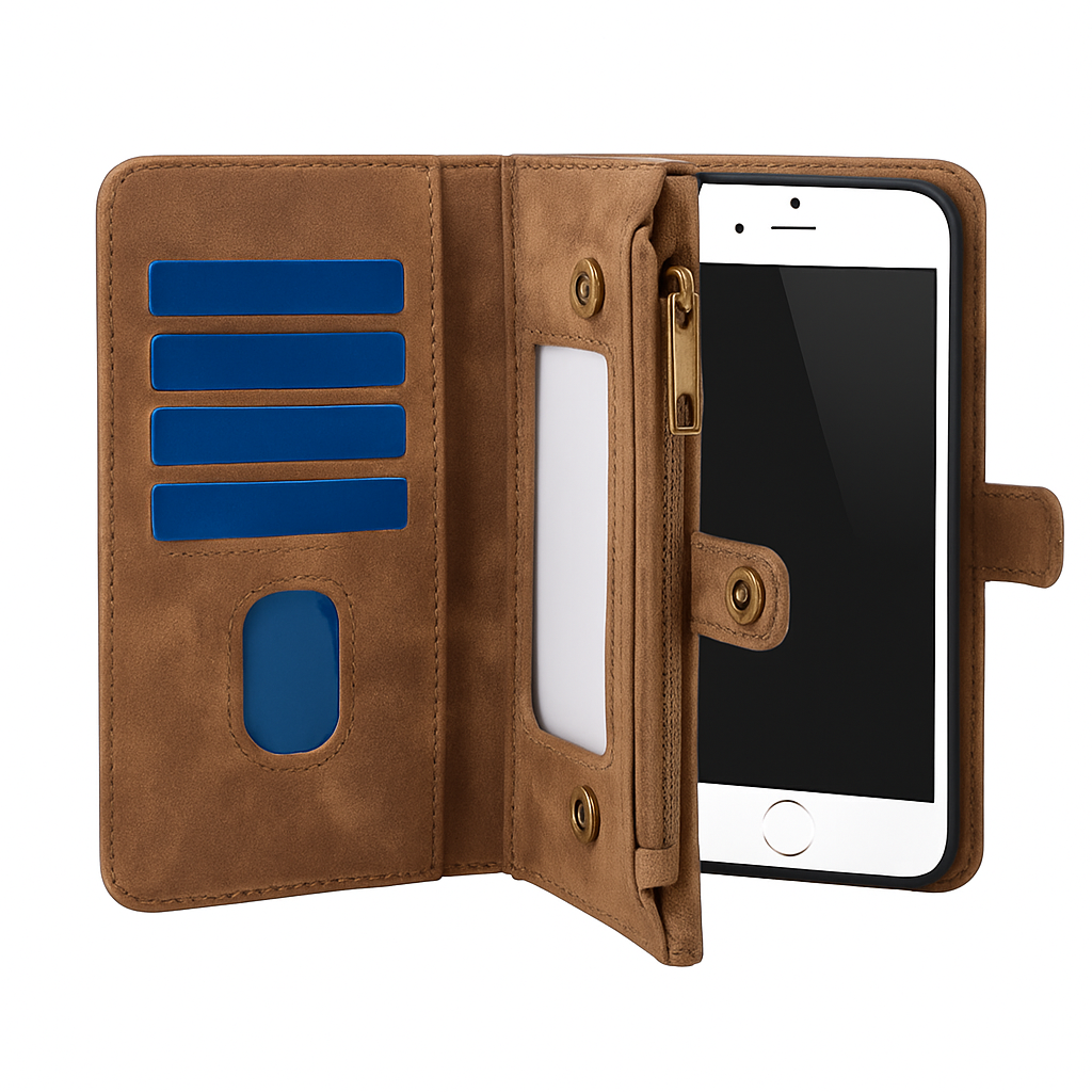 iPhone 6s Plus Wallet Case with Detachable Cover