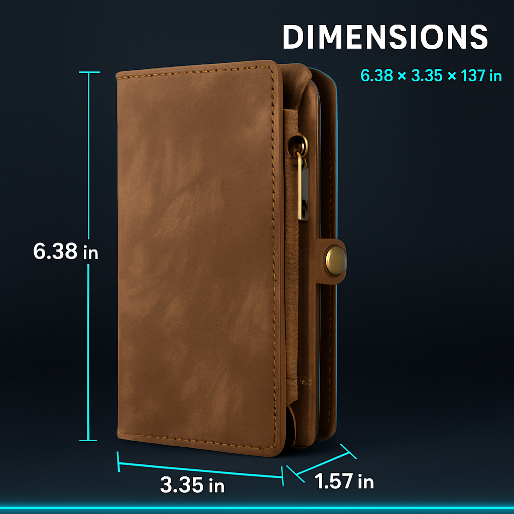 iPhone 6s Plus Wallet Case with Detachable Cover