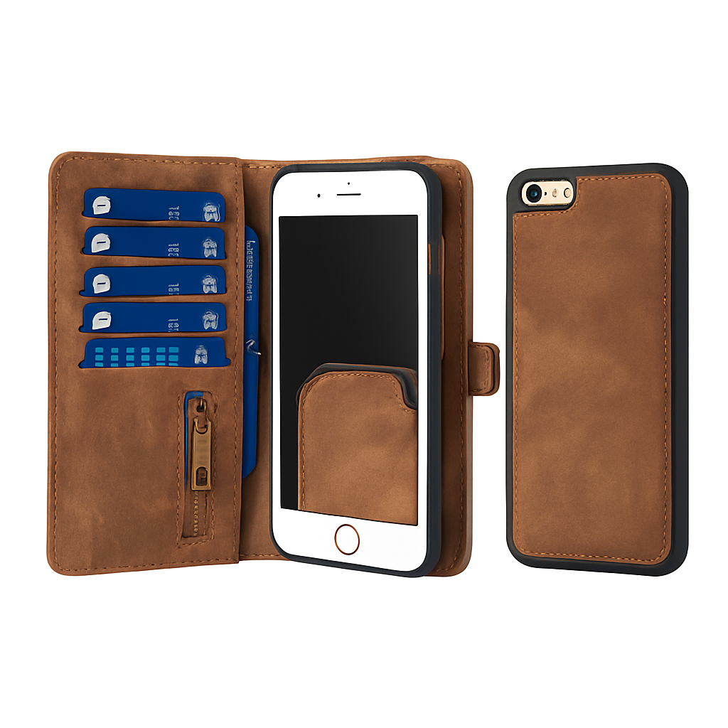Dual-Folio Wallet Case with Detachable Case