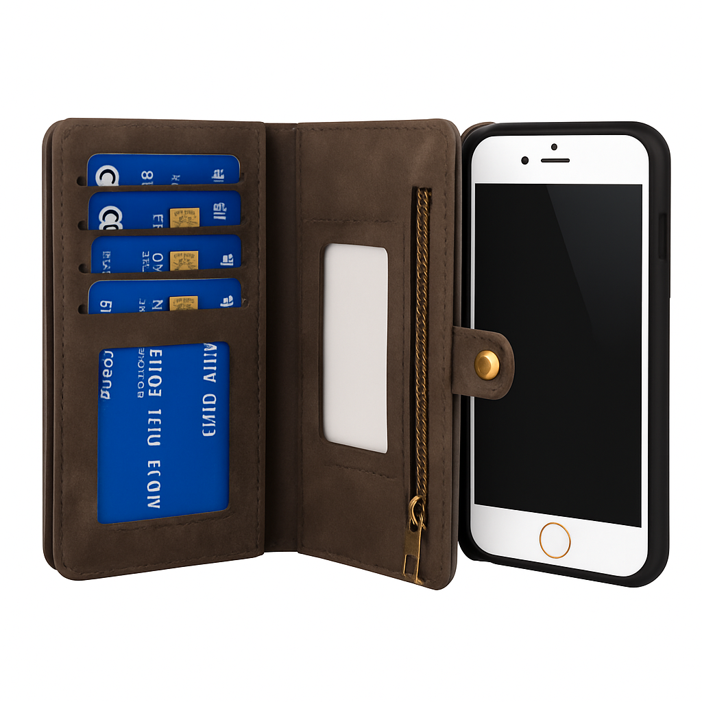Dual-Folio Wallet Case with Detachable Case