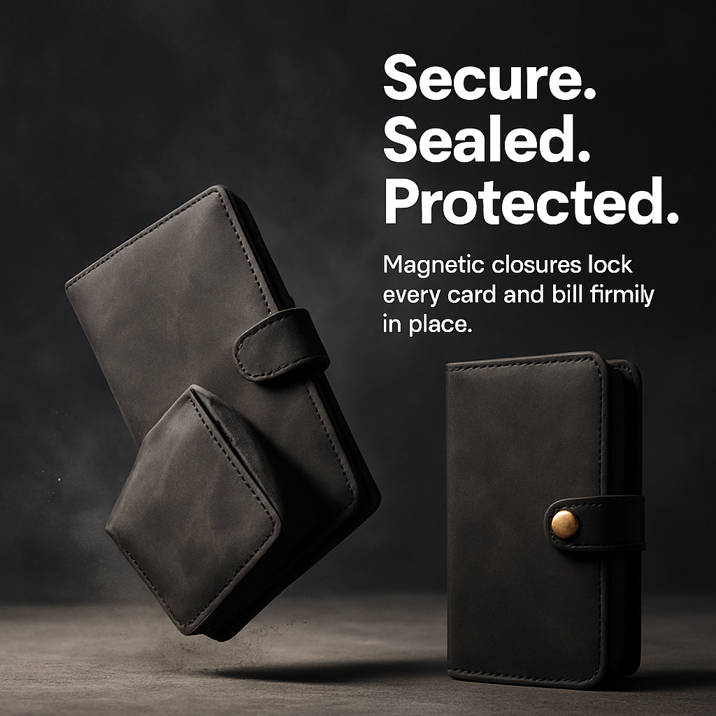Wallet Case with Detachable Phone and Card Wallet