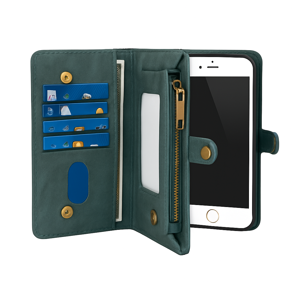 Wallet Case with Card Slot - Slim Detachable Wallet System