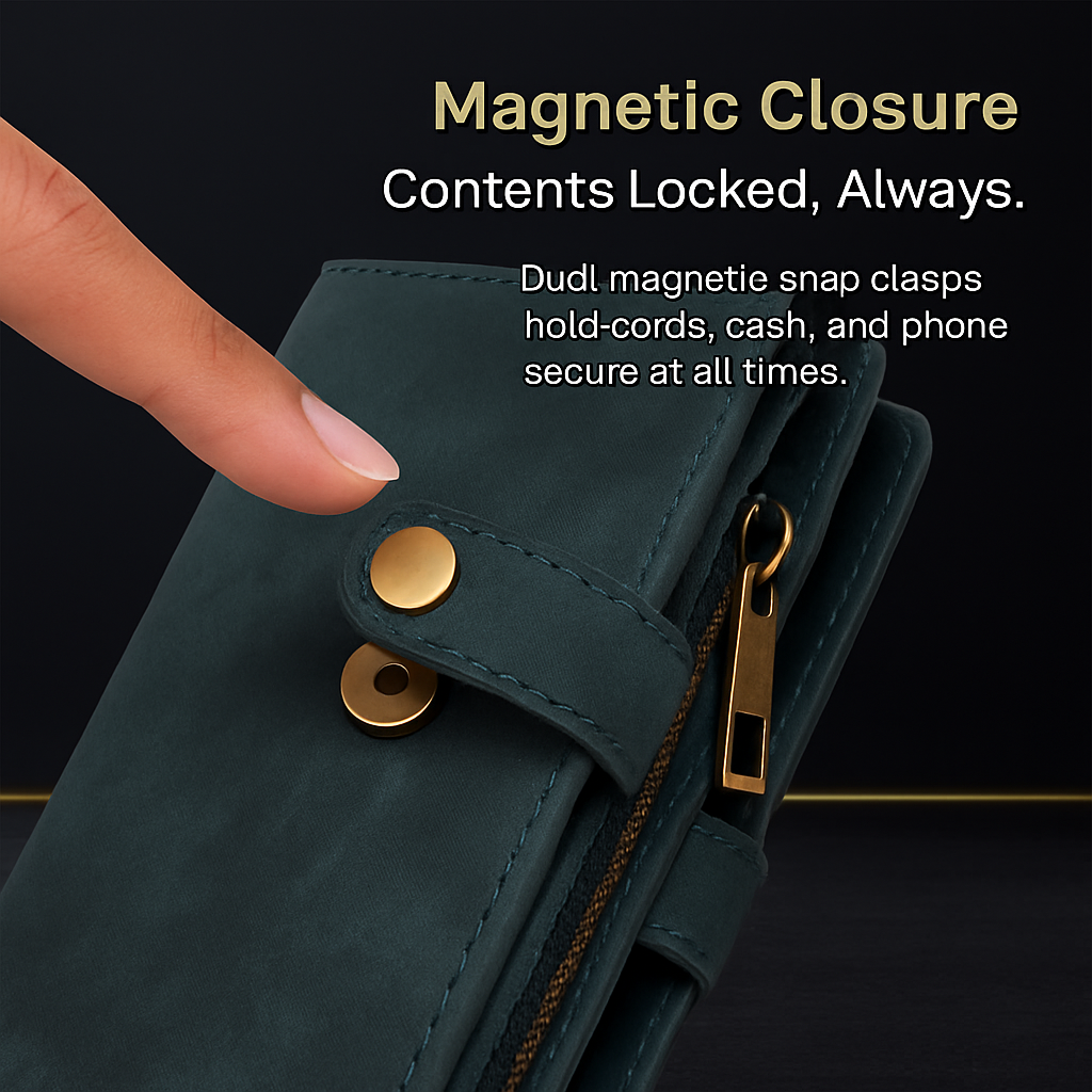 Wallet Case with Card Slot - Slim Detachable Wallet System